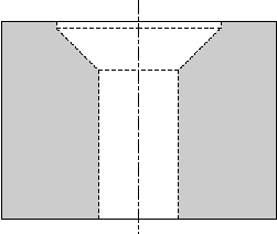 図1　従来のベベルギヤ金型用 超硬素材(一例)